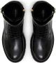 Anine Bing Zwarte Leren Veterschoenen Black Dames - Thumbnail 4