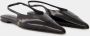 Anine Bing Zwarte Slingback Flats Kalfsleer Black Dames - Thumbnail 2