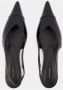 Anine Bing Zwarte Slingback Flats Kalfsleer Black Dames - Thumbnail 4