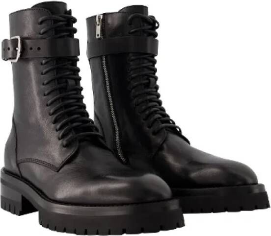 Ann Demeulemeester Leather boots Black Dames