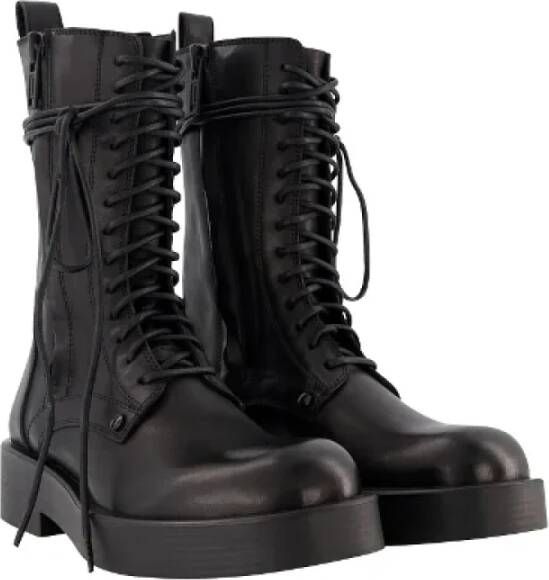 Ann Demeulemeester Leather boots Black Dames