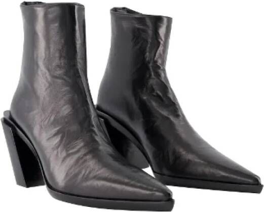 Ann Demeulemeester Leather boots Black Dames