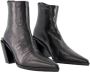 Ann Demeulemeester Leather boots Black Dames - Thumbnail 2