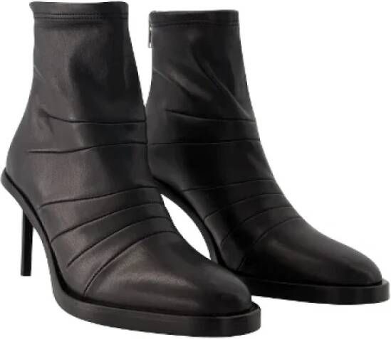 Ann Demeulemeester Leather boots Black Dames