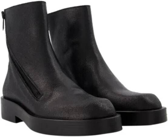 Ann Demeulemeester Leather boots Black Heren