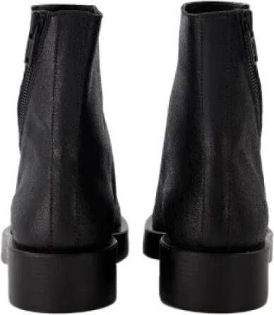 Ann Demeulemeester Leather boots Black Heren