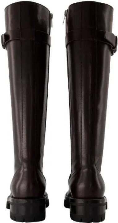 Ann Demeulemeester Leather boots Brown Dames