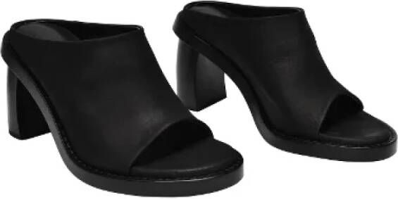 Ann Demeulemeester Leather heels Black Dames