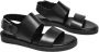 Ann Demeulemeester Leather sandals Black Dames - Thumbnail 2