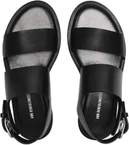 Ann Demeulemeester Leather sandals Black Dames