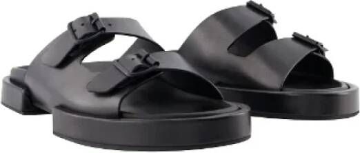 Ann Demeulemeester Leather sandals Black Dames