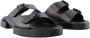 Ann Demeulemeester Leather sandals Black Dames - Thumbnail 2