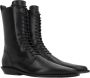 Ann Demeulemeester Zwarte leren veterschoen Black Dames - Thumbnail 3