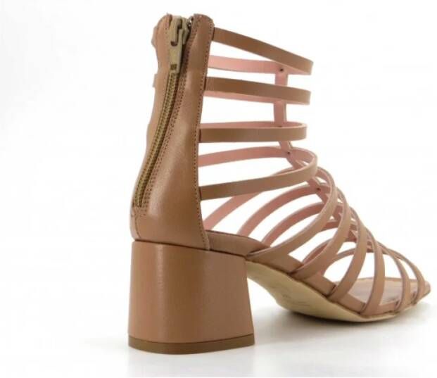 Anna F. High Heel Sandals Beige Dames