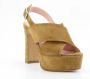 Anna F. High Heel Sandals Green Dames - Thumbnail 2