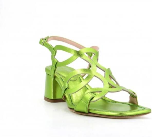 Anna F. High Heel Sandals Green Dames