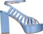 Anna F. Sandalen Clear Blue Dames - Thumbnail 3