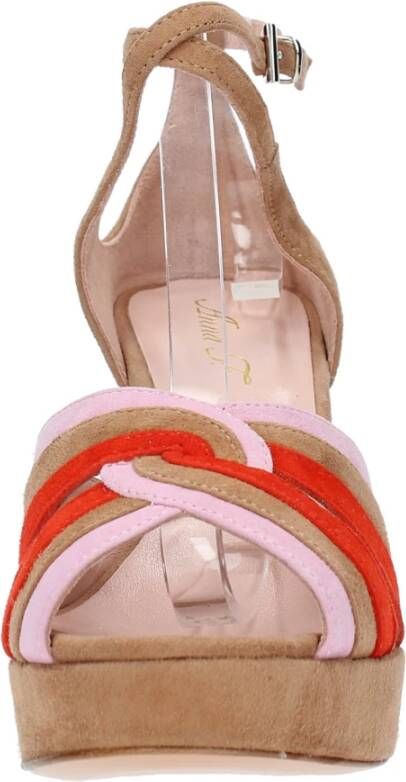 Anna F. Sandalen MultiKleur Multicolor Dames