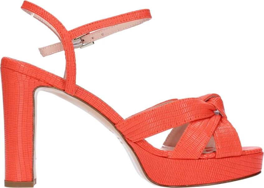 Anna F. Sandalen Oranje Orange Dames