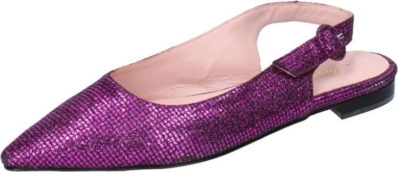 Anna F. Textiel Dames Sandalen Stijlvol Comfort Purple Dames