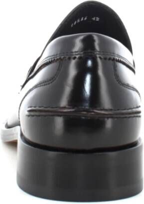 Antica Cuoieria Klassieke Glanzende Zwarte Herenloafers Black Heren