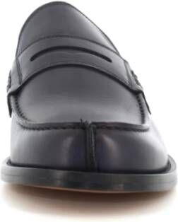 Antica Cuoieria Klassieke leren loafers voor heren Blue Heren