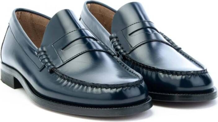 Antica Cuoieria Loafers Blue Heren