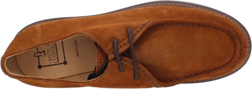 Antica Cuoieria Platte schoenen Bruin Brown Heren