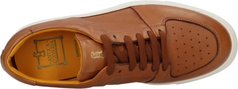 Antica Cuoieria Sneakers Bruin Brown Heren