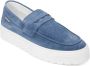 Antony Morato Blauwe Leren Mocassins Lente Zomer Heren Blue Heren - Thumbnail 4