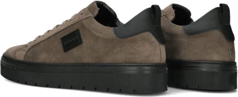 Antony Morato Bruine Suède Lage Sneakers Brown Heren