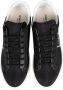 Antony Morato Eco Leren Sneakers Black Heren - Thumbnail 4