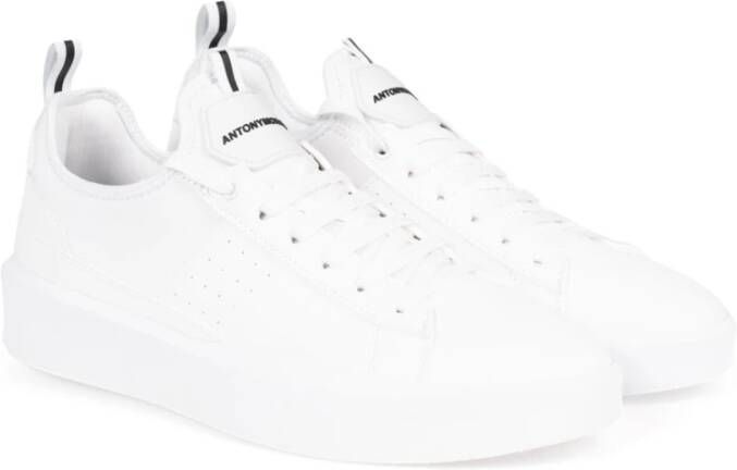 Antony Morato Eco Leren Sneakers White Heren