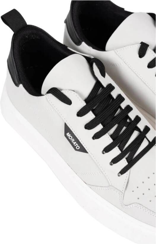 Antony Morato Eco Leren Vetersneakers White Heren