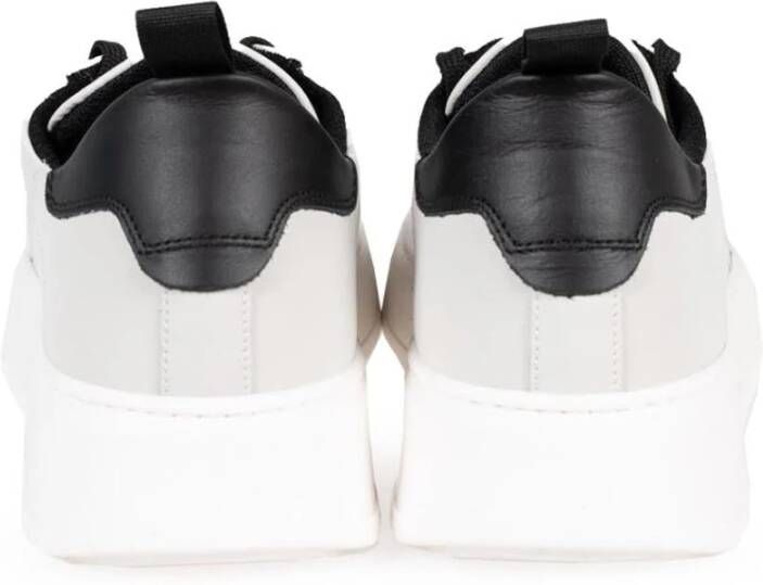 Antony Morato Eco Leren Vetersneakers White Heren