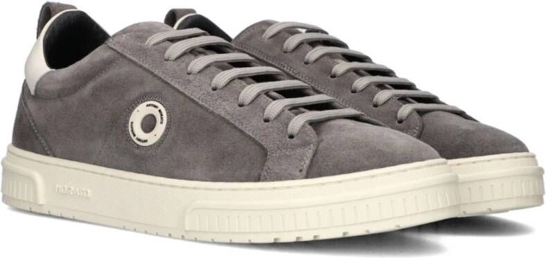 Antony Morato Grijze Suède Lage Sneakers Gray Heren