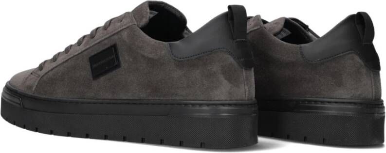 Antony Morato Grijze Suède Lage Sneakers Gray Heren