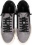 Antony Morato Italiaanse Leren Sneakers Gray Heren - Thumbnail 4