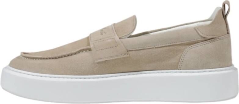 Antony Morato Lage Leren Schoenen Collectie Beige Heren