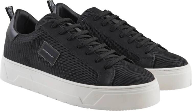 Antony Morato Metal Bold Nylon Sneakers Black Heren