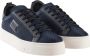 Antony Morato Metallic Bold Nylon Sneakers in Blauw Blue Heren - Thumbnail 2