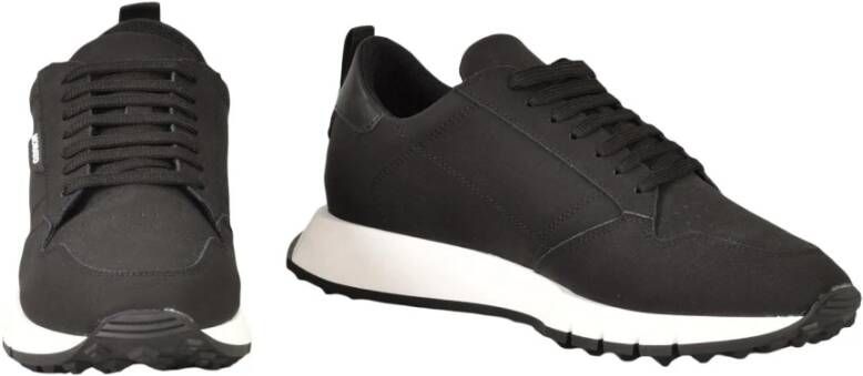 Antony Morato Sneakers met rubberen zool Black Heren