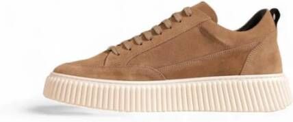 Antony Morato Suede Leren Sneaker Beige Heren