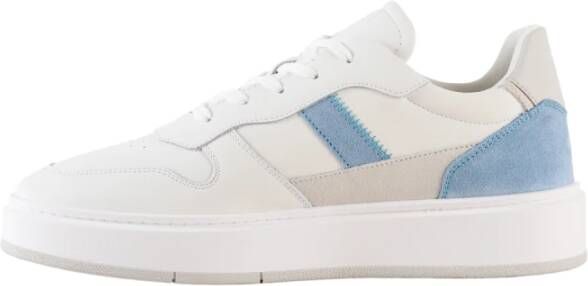 Antony Morato Witte leren sneaker emre stijl White Heren