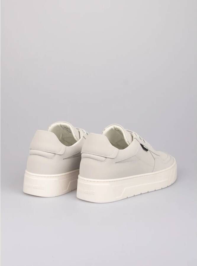 Antony Morato Witte Nubuck Leren Sneakers White Heren