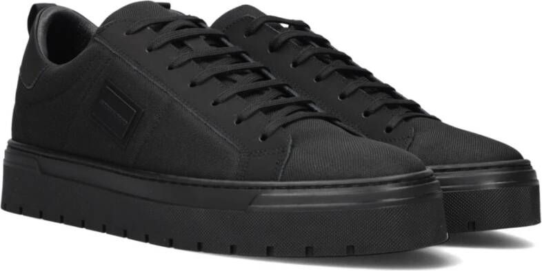 Antony Morato Zwarte Lage Top Sneakers Mmfw01703 Black Heren