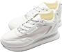 Apepazza Witte Zilveren Mid-High Sneakers White Dames - Thumbnail 3