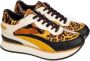 Apepazza Sneakers Raven Wedge Laced Runni Oranje Dames - Thumbnail 5