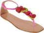 Aquazzura Aardbei Punch Platte Sandalen Multicolor Dames - Thumbnail 2