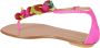 Aquazzura Aardbei Punch Platte Sandalen Multicolor Dames - Thumbnail 3